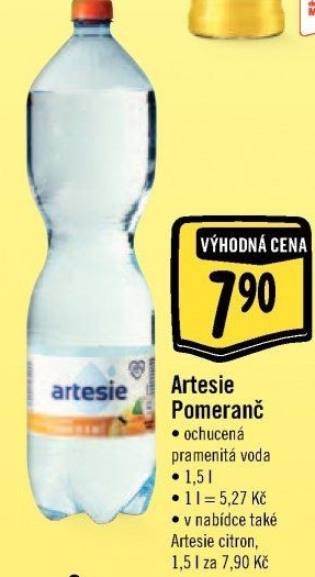 Ochucená voda Artesie