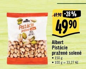 Pražené pistácie Albert
