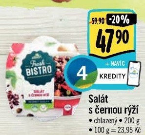 Salát s černou rýží Albert Fresh Bistro