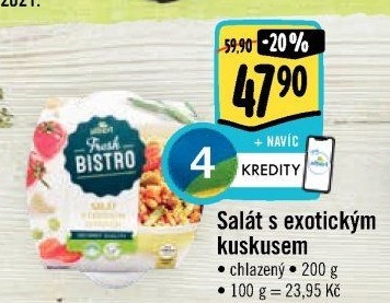 Salát s exotickým kuskusem Albert Fresh Bistro