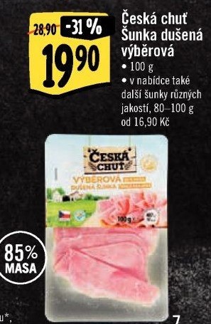 Šunka dušená výběrová Česká chuť