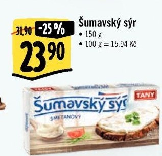 Sýr tavený Šumavský Tany