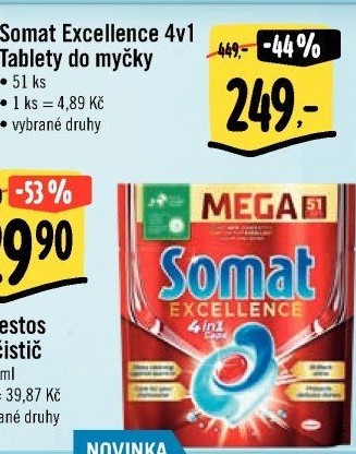 Tablety do myčky Excellence Somat