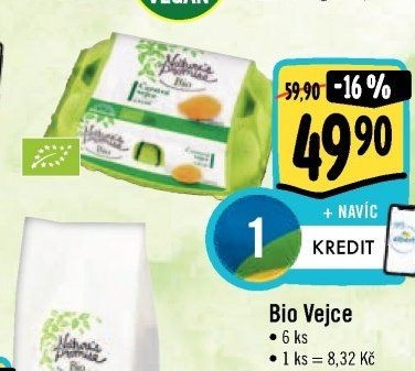 Vejce bio Nature'
