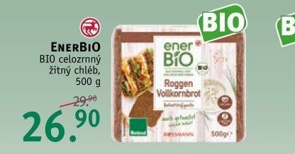 Chléb celozrnný žitný Enerbio