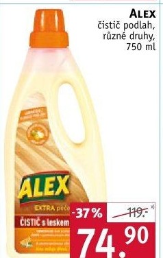 Čistič na podlahy Alex