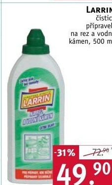 Čistič na rez a vodní kámen Larrin