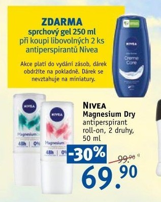 Deodorant kuličkový roll-on Nivea