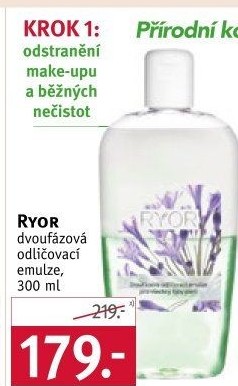 Emulze odličovací dvoufázová Ryor
