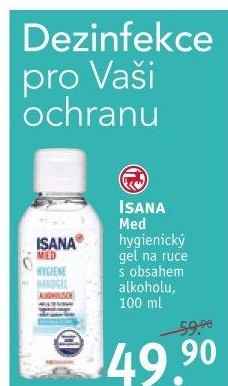 Gel hygienický na ruce Isana Med