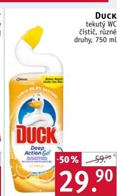 Gelový čistič WC Duck