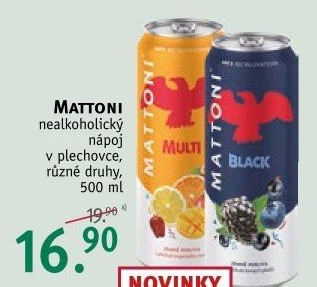 Ochucená voda Mattoni