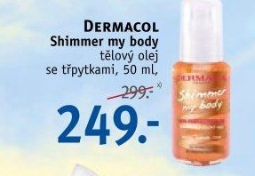 Olej tělový Shimmer my body Dermacol