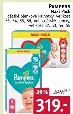 Pleny dětské Pampers Pants