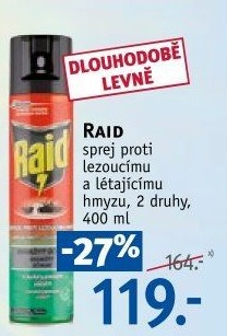 Přípravek proti lezoucímu hmyzu Raid