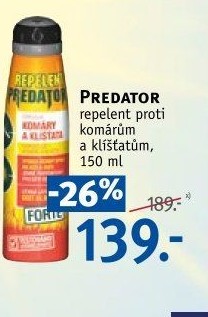 Repelent proti komárům a klíšťatům Predator Leroy