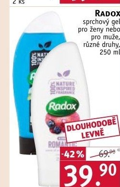 Sprchový gel Radox