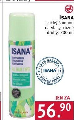 Suchý šampon Isana