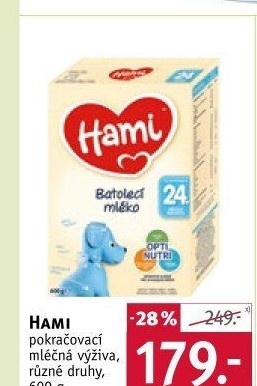 Výživa mléčná Hami