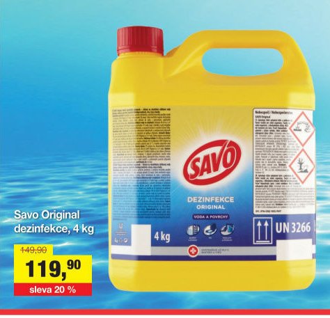 Savo Original dezinfekce, 4 kg