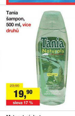 Tania šampon, 500 ml