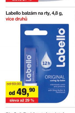 Labello balzám na rty, 4,8 g