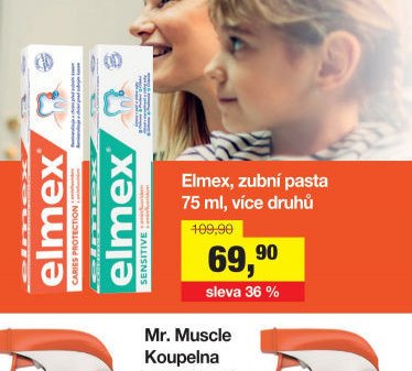 Elmex, zubní pasta 75 ml, více druhů