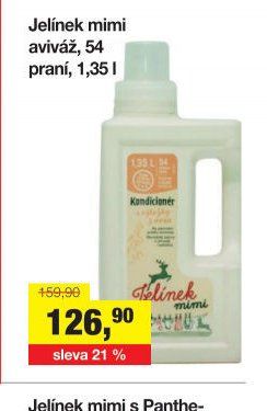 Jelínek mimi aviváž, 54 praní, 1,35 l