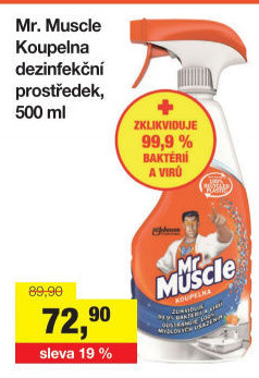 Čistič koupelen Mr.Muscle