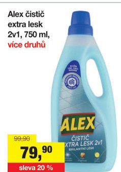 Čistič na podlahy Alex