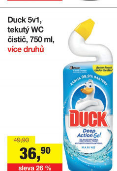 Gelový čistič WC Duck