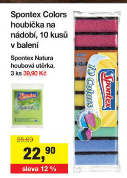 Houbička na nádobí Spontex