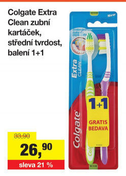 Kartáček na zuby Extra Clean Colgate