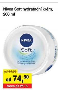 Krém hydratační Soft Nivea