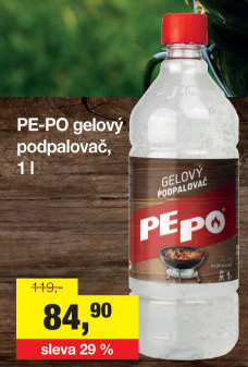 Podpalovač gelový Pe-Po