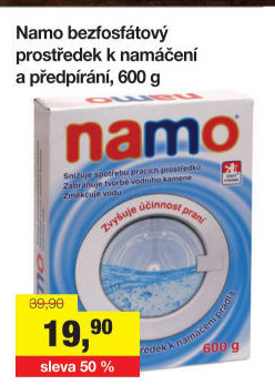 Prací prášek Namo