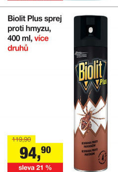 Přípravky proti hmyzu Biolit Plus