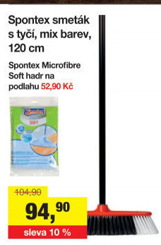 Smeták s tyčí Spontex