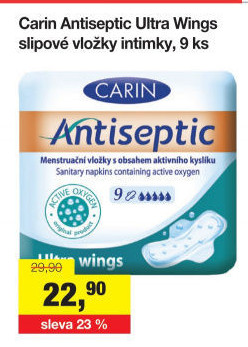 Vložky dámské Antiseptic Carin