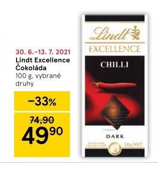 Lindt Excellence Čokoláda 100 g