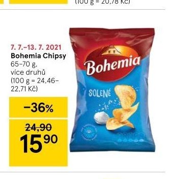 Bohemia Chipsy 65-70 g