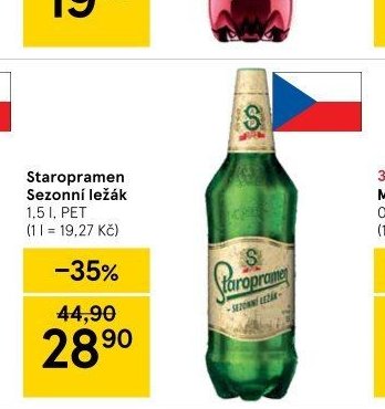 Staropramen Sezonní ležák 1,5 l