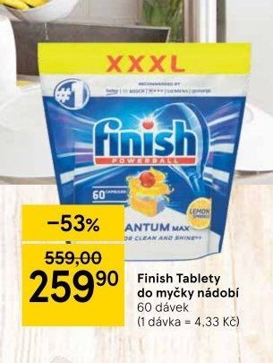 Finish Tablety do myčky nádobí