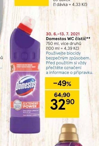 Domestos WC čistič