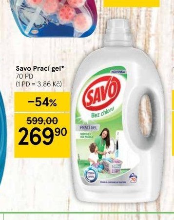 Savo Prací gel