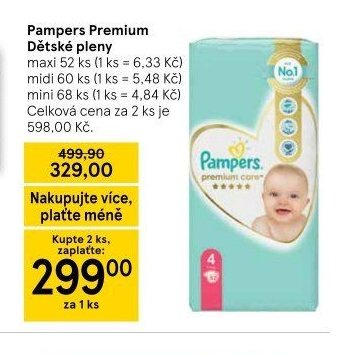 Pampers Premium Dětské pleny