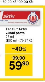 Lacalut Aktiv Zubní pasta