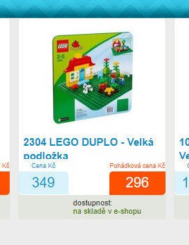 2304 LEGO DUPLO - Velká podložka