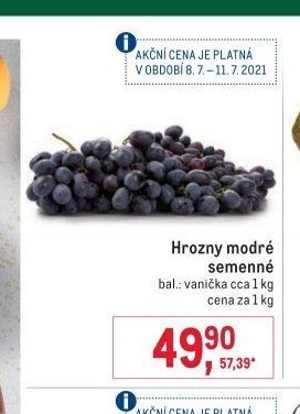 Hrozny modré semenné