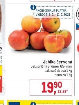 Jablka červená